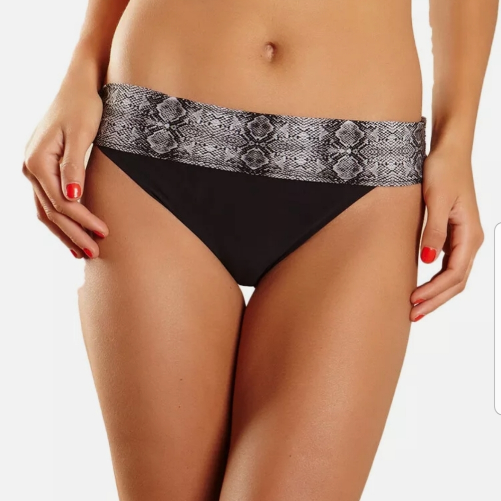 Chantelle Canyon Bikini Brief Fold Over Mid Rise M